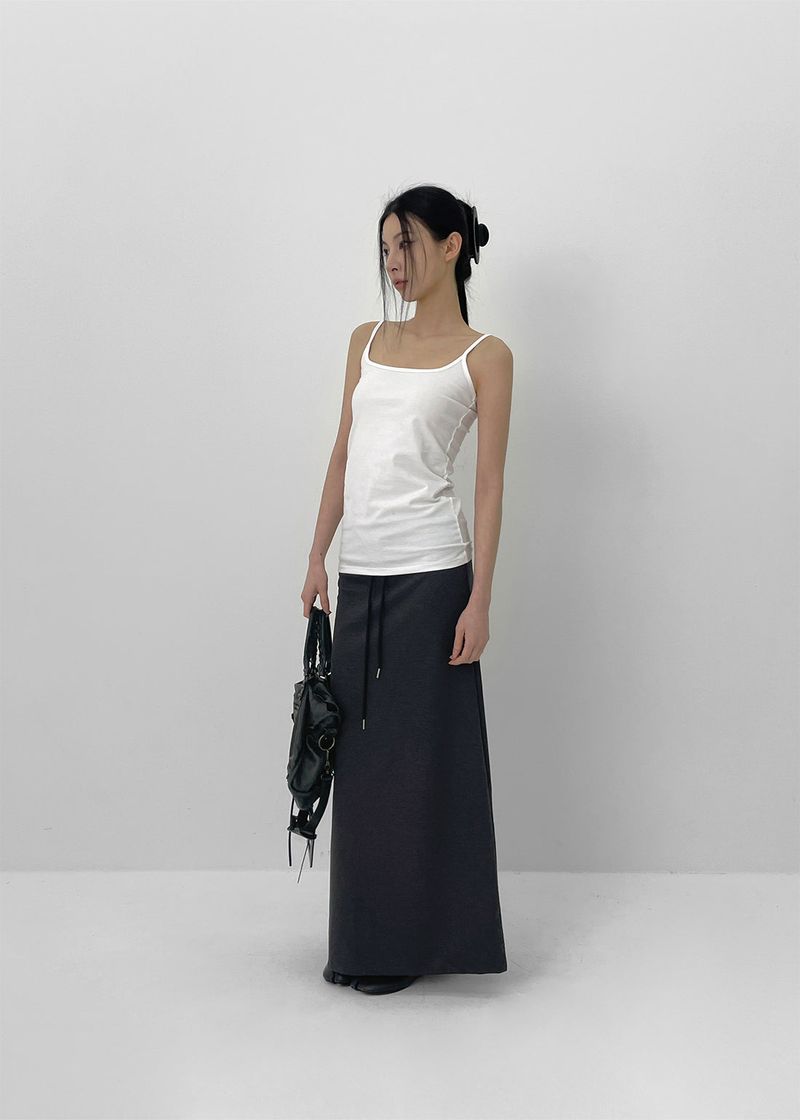 [MADE] Base Cotton Strap Sleeveless Top