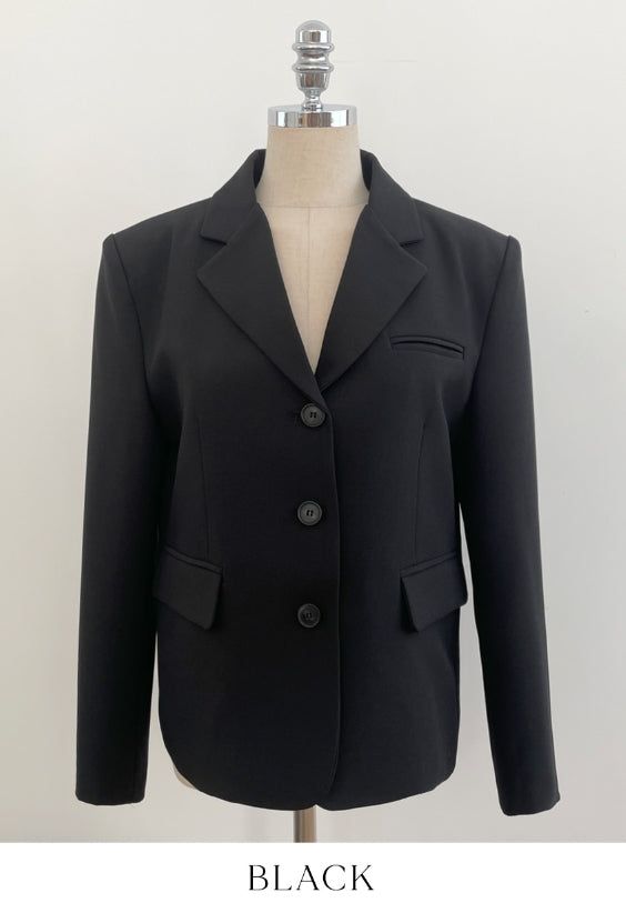Dains Tailored Collar Short Jacket