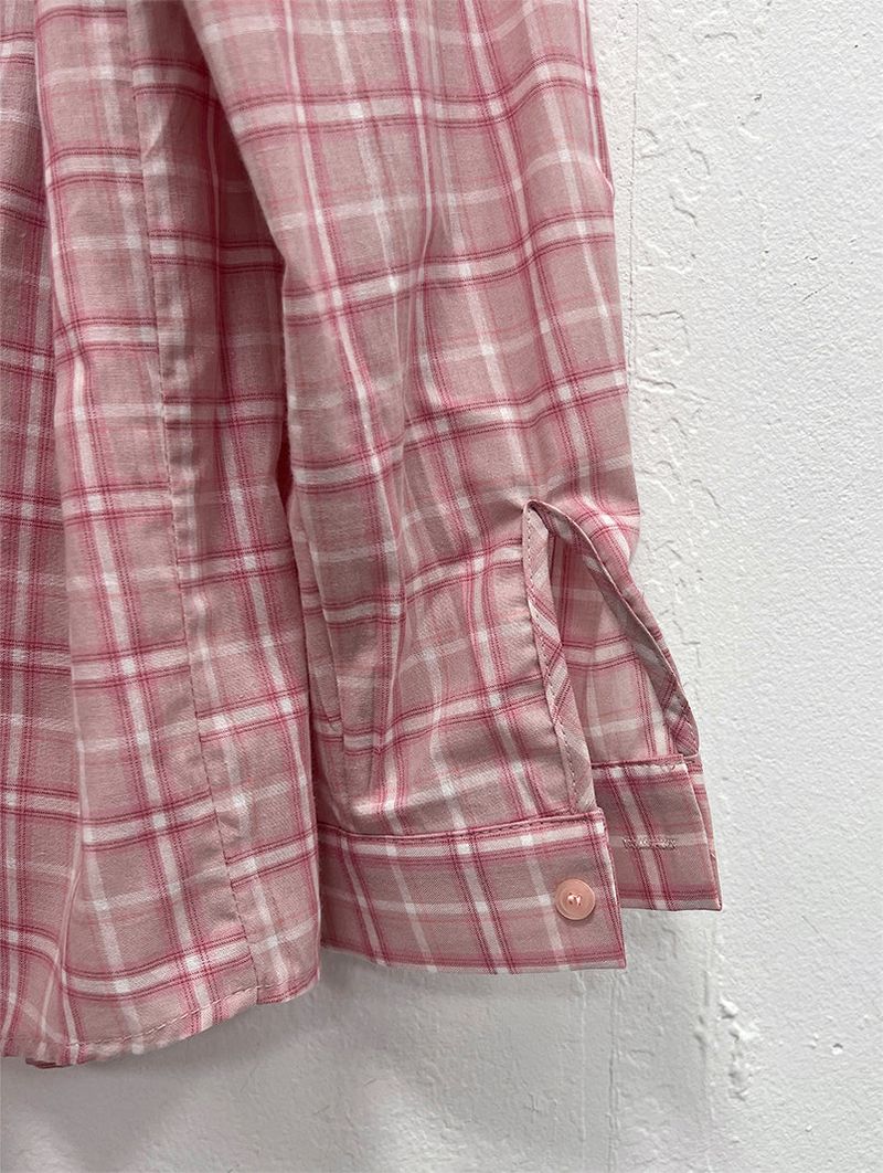 SHIRRING CHECK SHIRT (2C)