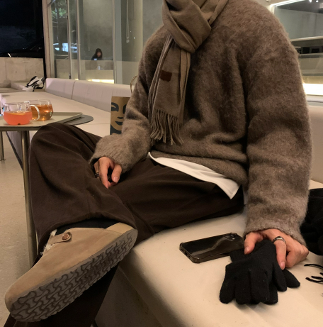 [In-house production]  First Corduroy Cargo String Wide Pants