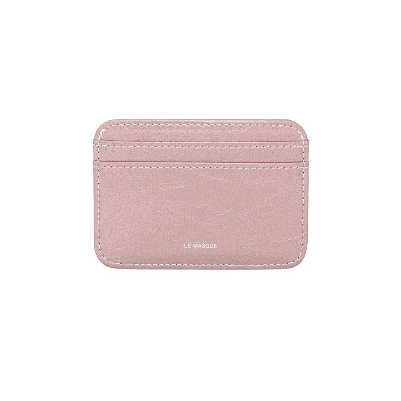 Daisy Slim Mini Transportation Card Wallet Rose gold