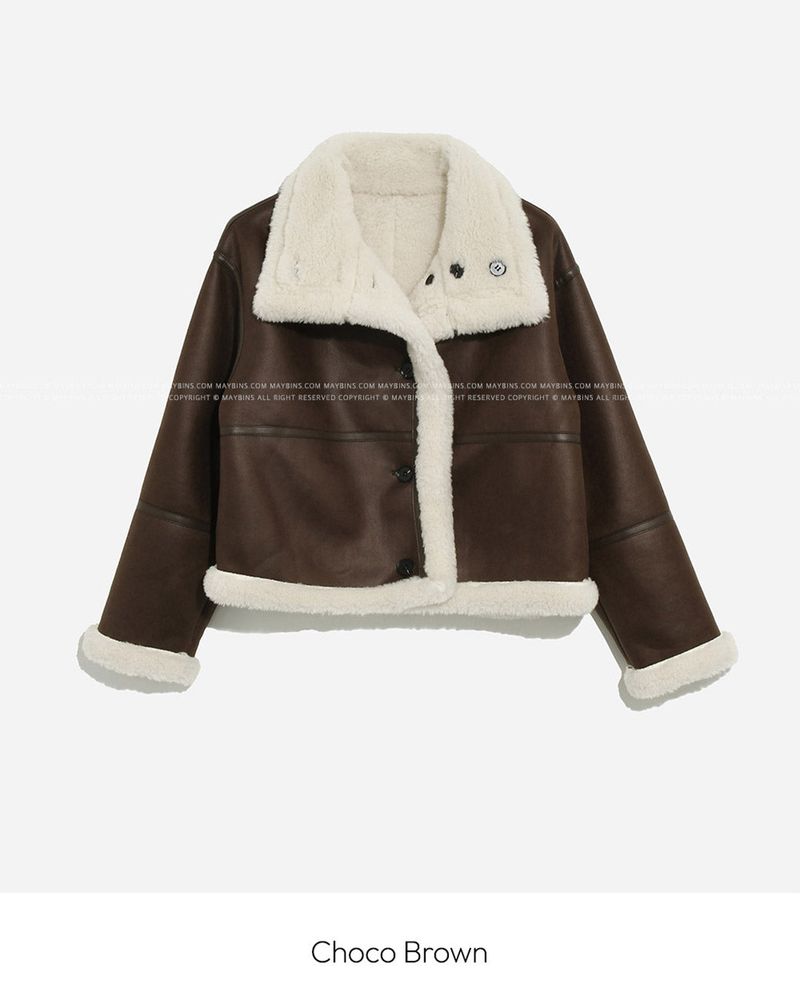 Reversible fur mustang
