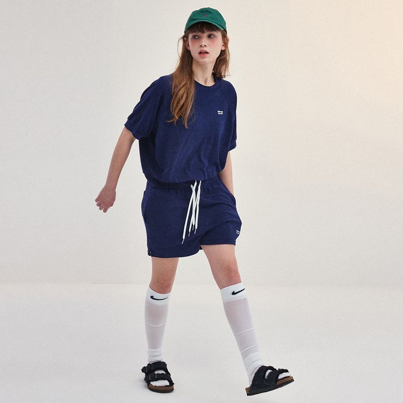 TERRY RAGLAN T-SHIRT_NAVY