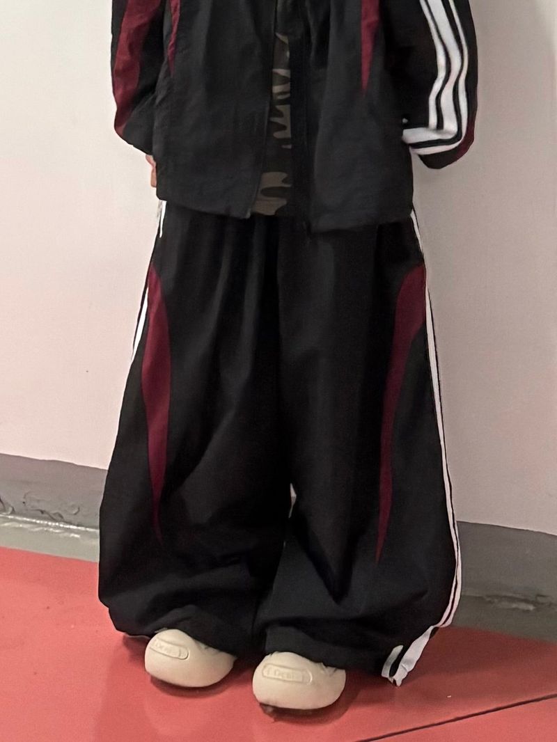sweep mesh nylon pants