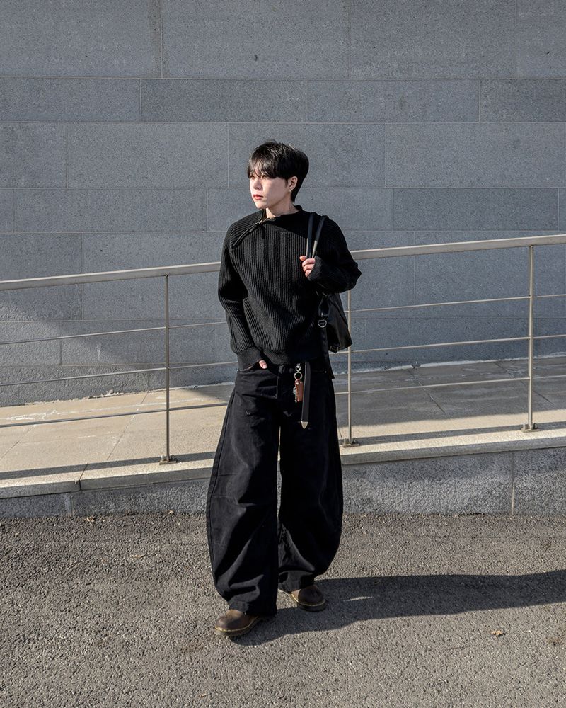 OVRUNE Panel Curved Cotton Pants