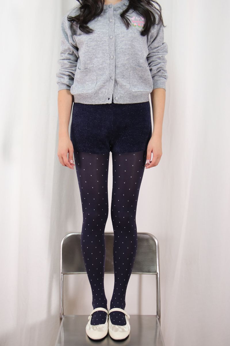blueberry sugar dot tights