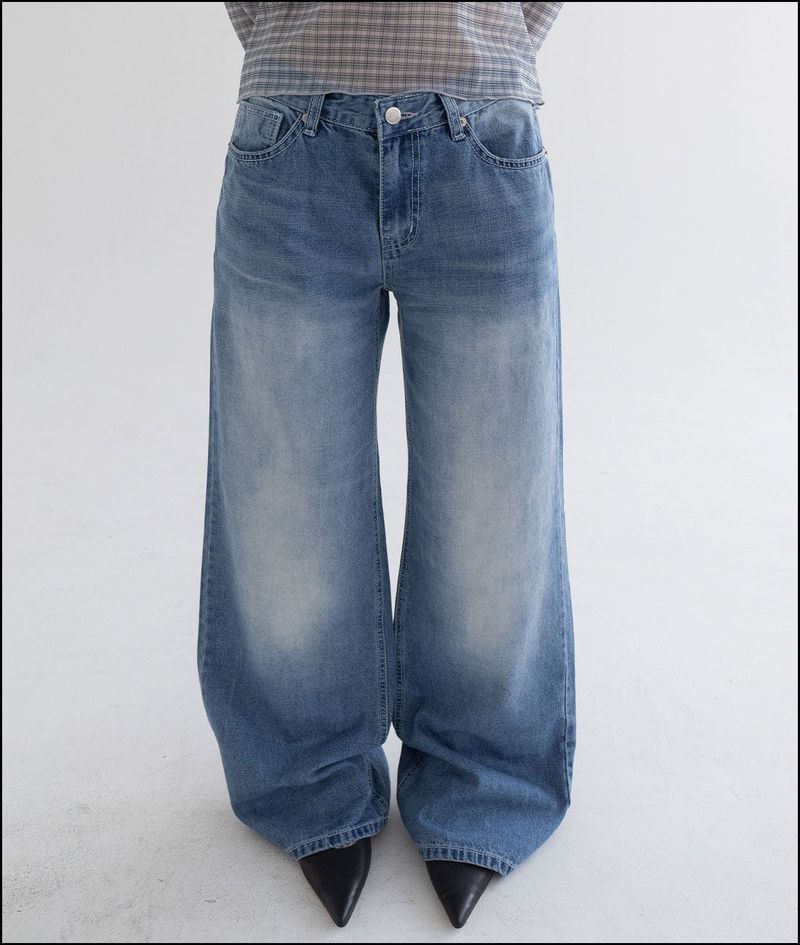 Rio straight denim pants