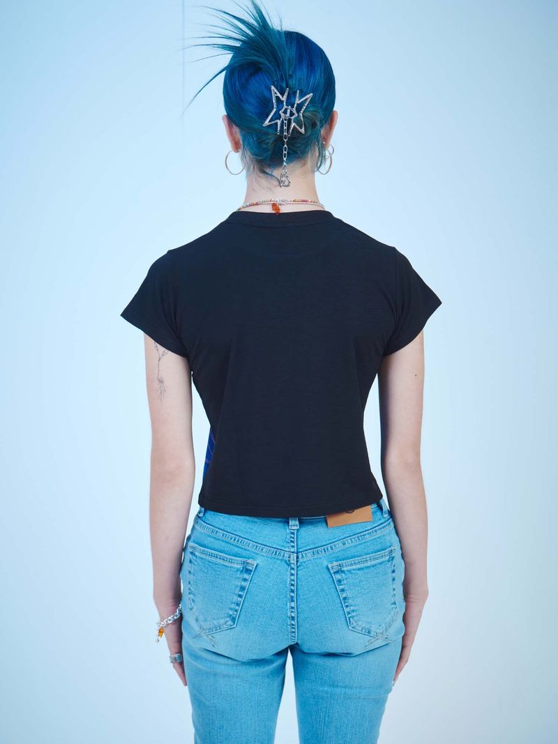 PURLPLE HEART CROP T