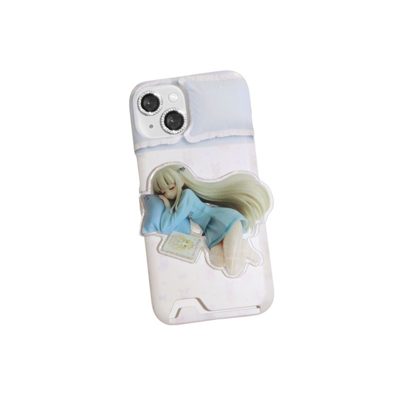 ODDiTEETH(オディティース)の「Sleepy Girl Bed Time Set (Blue blonde)(Smartphone Accessories)」