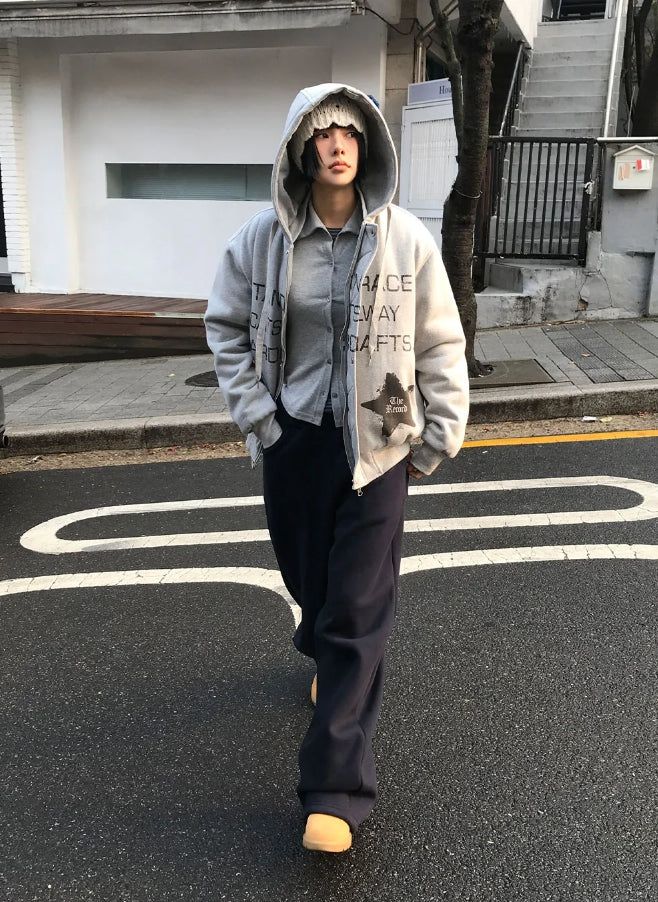 (Lining Brushed) STAR STUD SWEAT PANTS