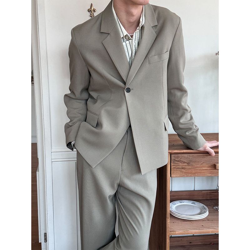 LAURANT（ロラン）の「[Unisex] ハーフダブルショートブレザー(2color)（ジャケット/アウター）」