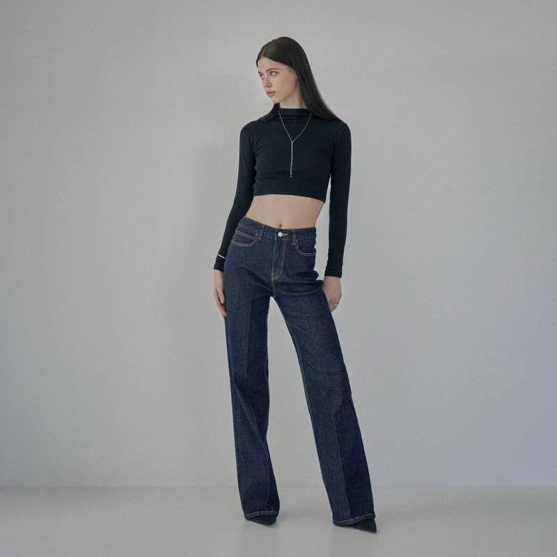 Classic Flare Denim Blue Indigo - YF391