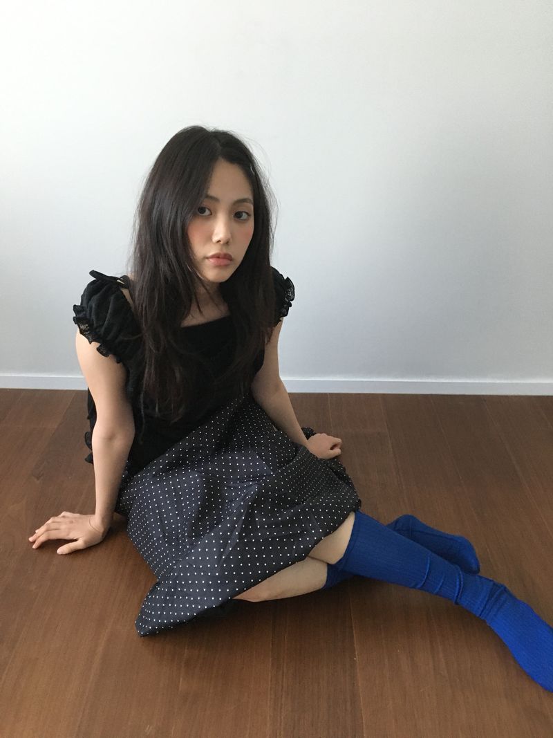 Popping Tencel Knee Socks (4color)