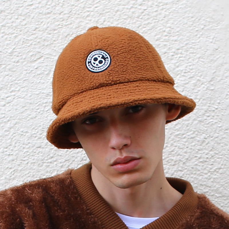NUVOLINO FLEECE BUCKET HAT [BROWN]