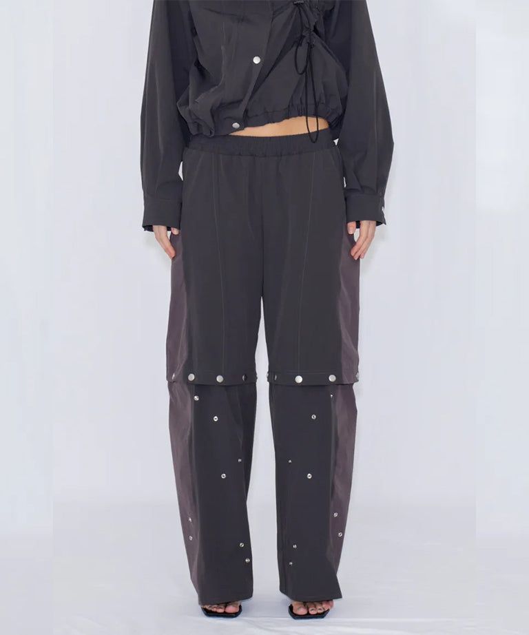 2WAY DEFORMED TRACK PANTS