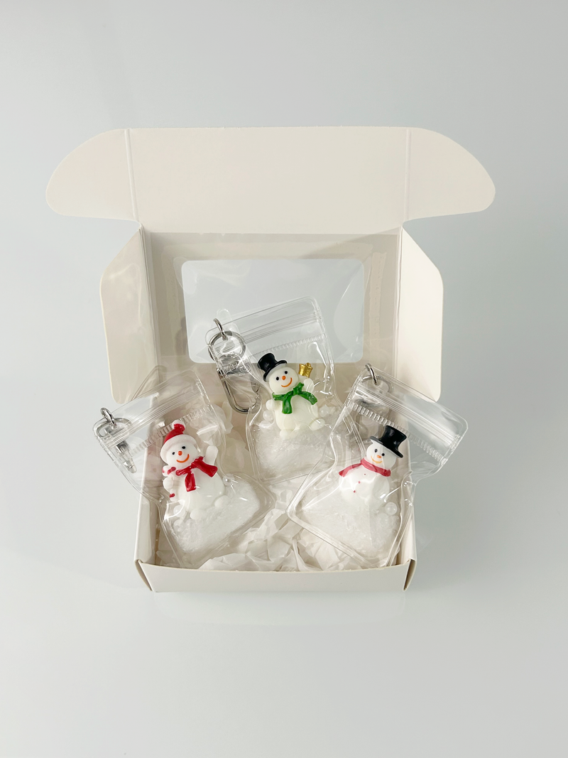Snowman Pocket Keyring(3color)