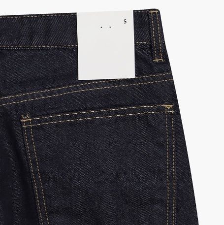 Knob Stitch Bootcut Raw Denim
