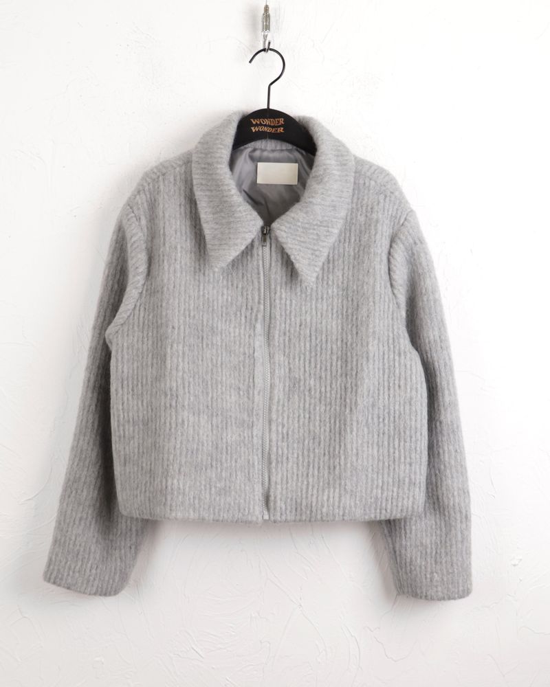 [Wool 50] Milko Mohair Short Collar Jacket