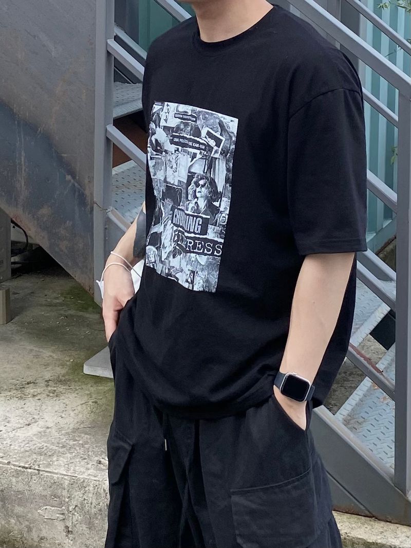 Poster Half Dyed Short Sleeve Tee 2C