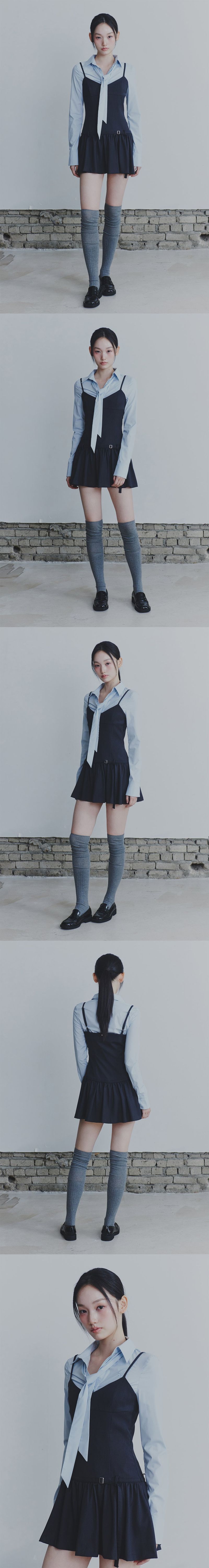 BIANCA DRESS charcoal