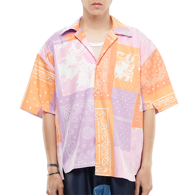 PLATEAU STUDIO(プラテウスタジオ)の「BANDANA SPLICED SHIRT(Tops)」