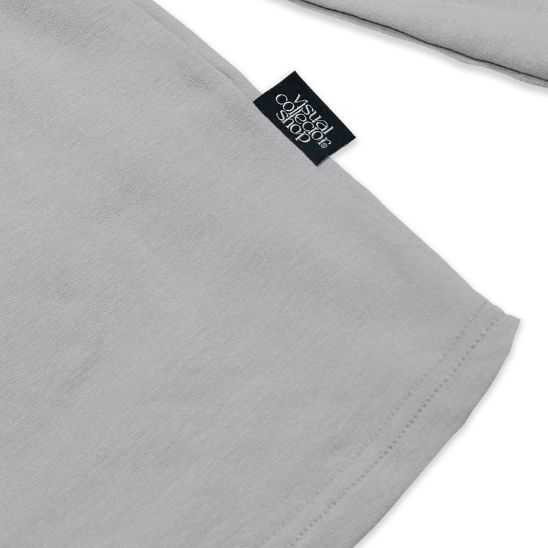 Brushed Fleece Glitch Top [Lavender gray]