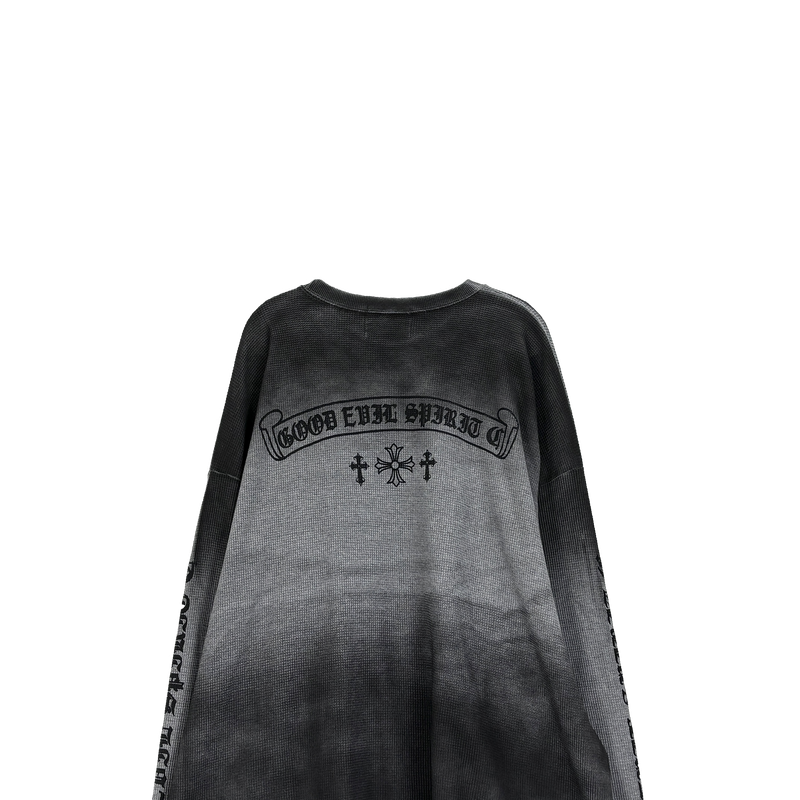 waffle dirty lettering long sleeve