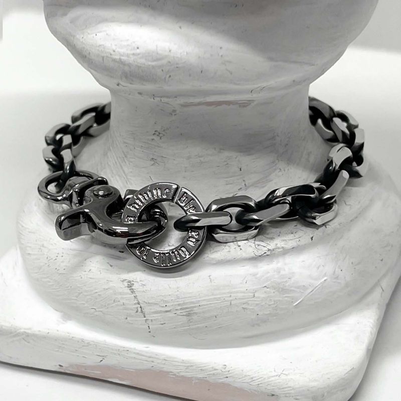 BLESSED BULLET（ブレスドブレット）の「[BLESSEDBULLET]black line original chain bracele（Accessories）」