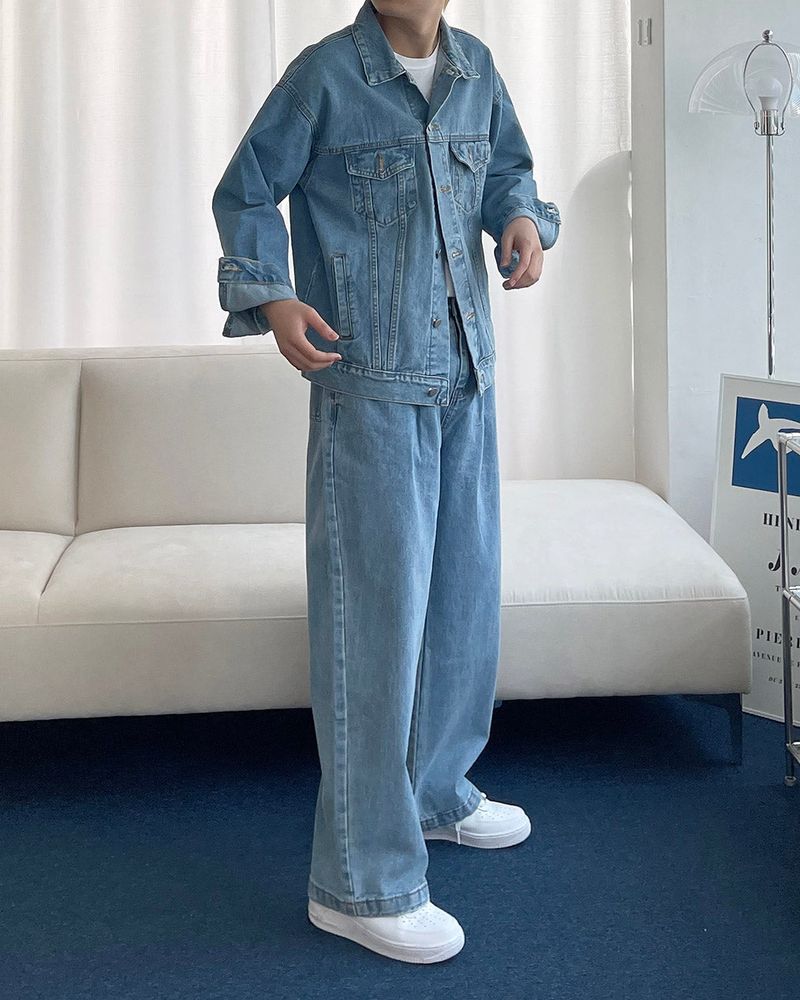No. 57 Washing denim jacket (4 colors)