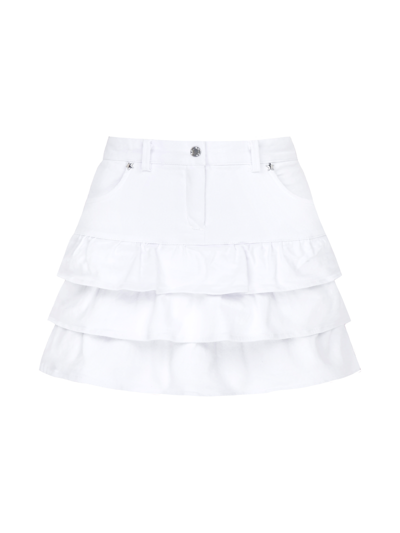 noasanno（ノアサンノ）の「Kira ☆ skirt (white)（Skirts）」