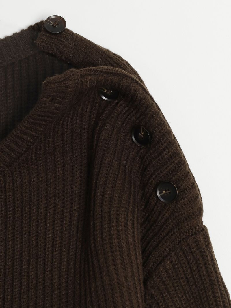 OA Mode Shoulder Round Knitwear (4 colors)