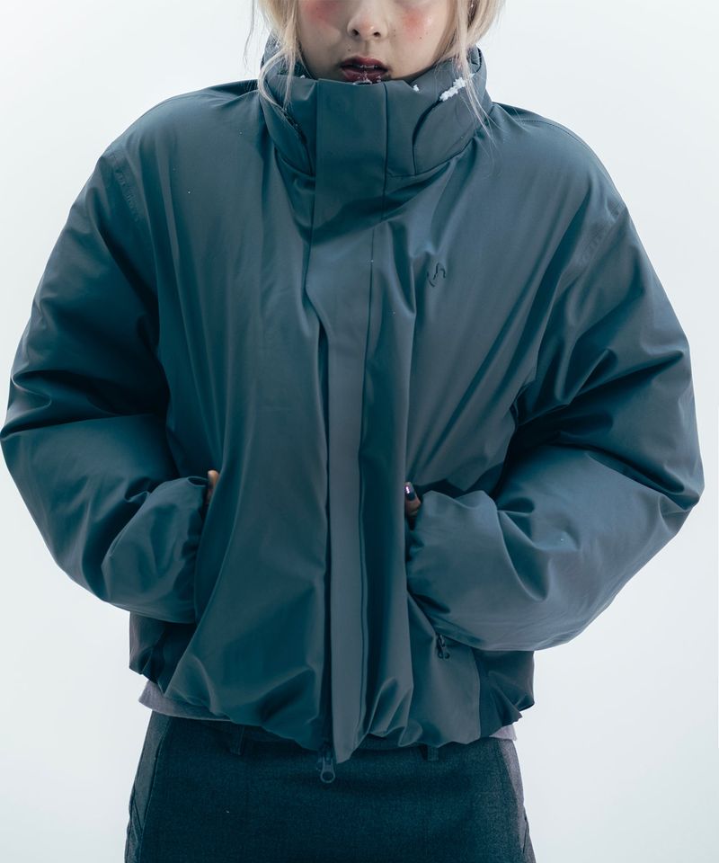 ojos（オホス）の「Detachable Muffler Down Jacket / Charcoal（Jackets/Outerwear）」
