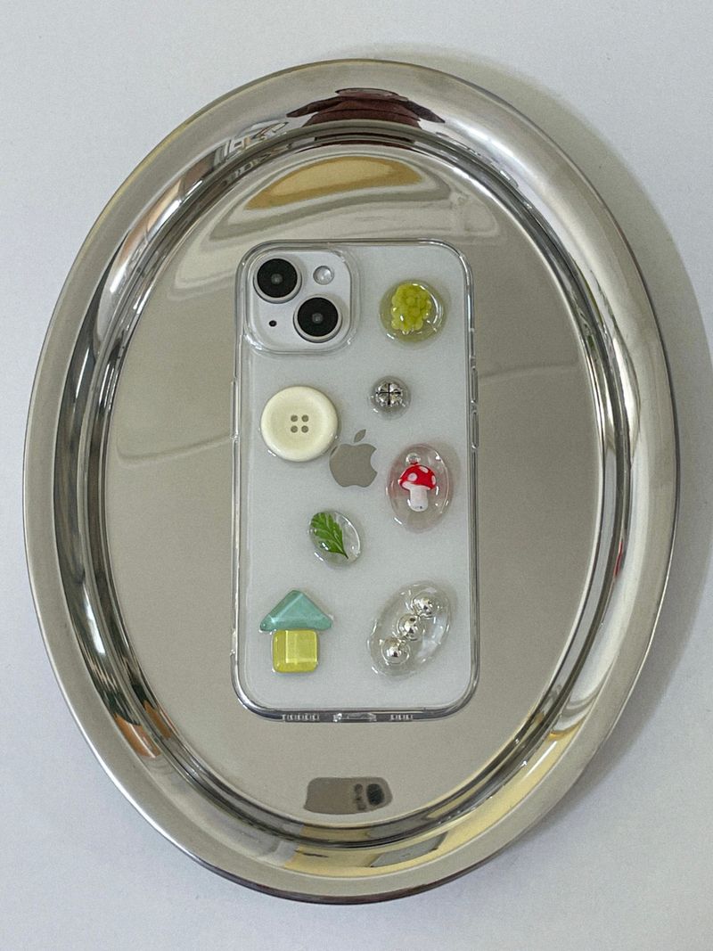 [MADE] Summer vacation button mushroom fruit resin cell phone case