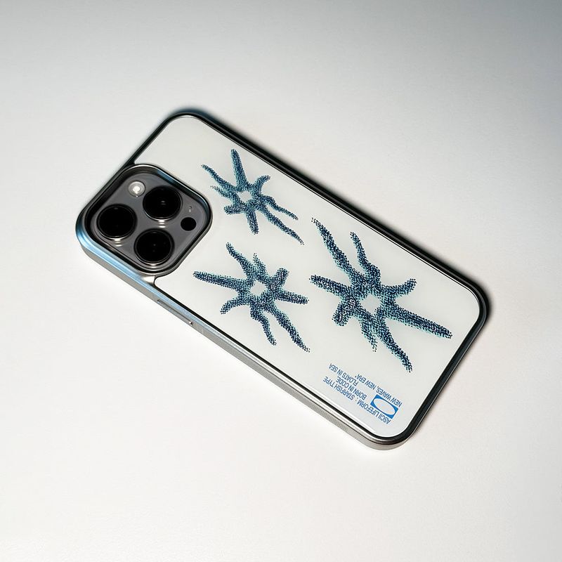 BORN IN CODE Starfish Phone Case (SV_Blue)