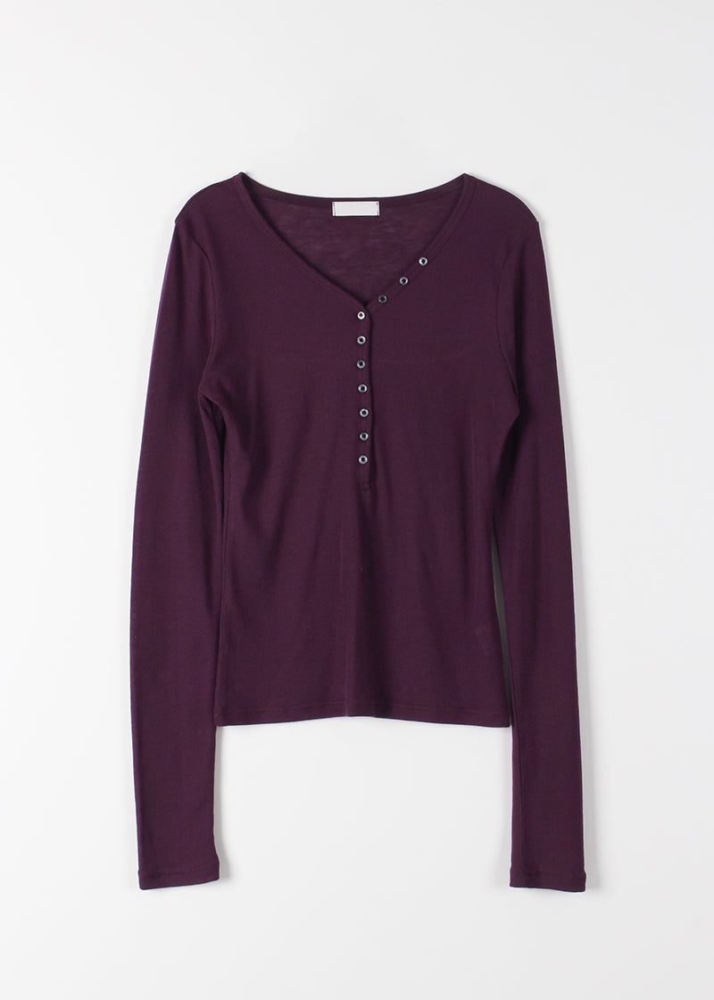 BUTTON SILHOUETTE TEE