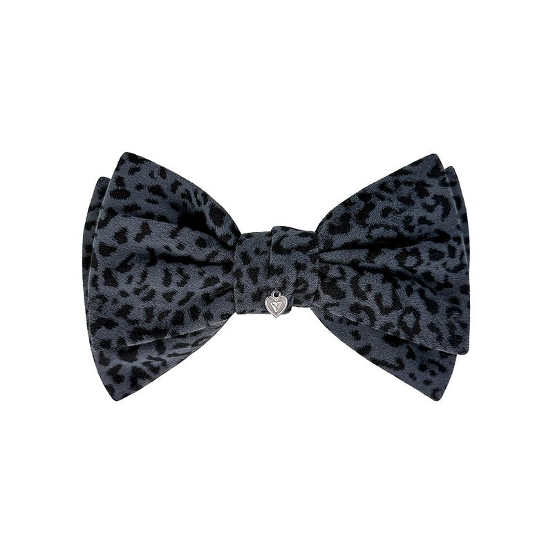 Leopard Big Ribbon Hairpin