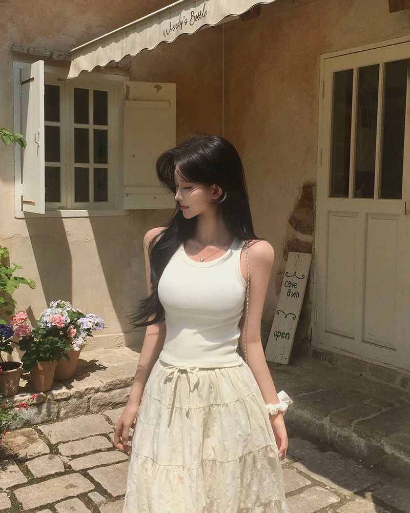 [MADE] Sand, Daily Rib Camisole