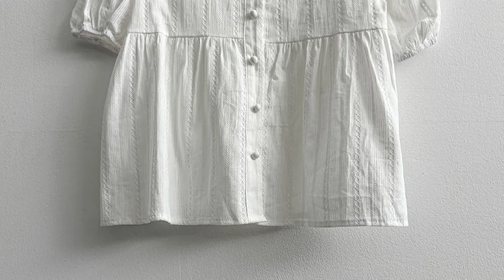Bert Puff Sleeve Short Sleeve Blouse