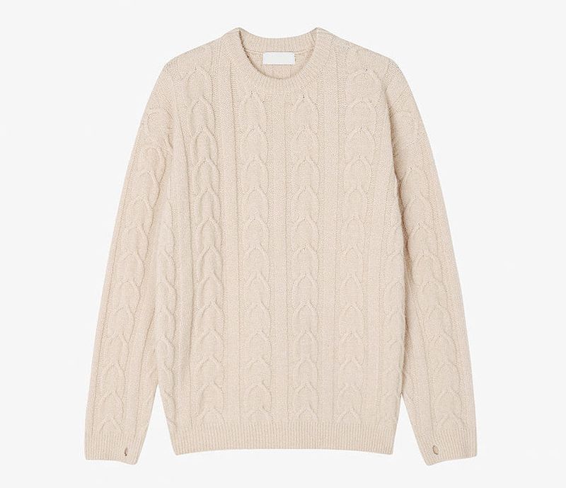 No.1087 cable hand warmer KNIT (6color)