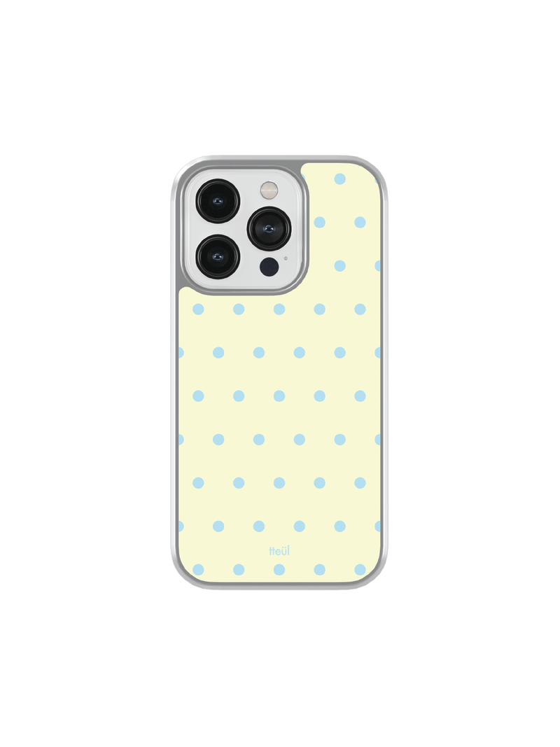 [Glass Silver] Mini Dot Case (Mag safe)