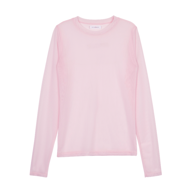 MESH SHEER SIMPLE TOP