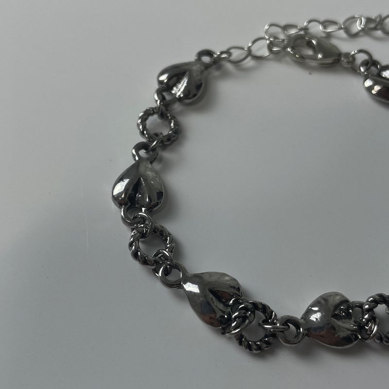 heart ring bracelet (925silver)