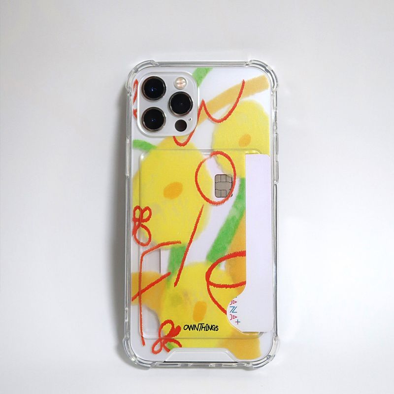 [MADE] Sunblush card case (jelly hard)