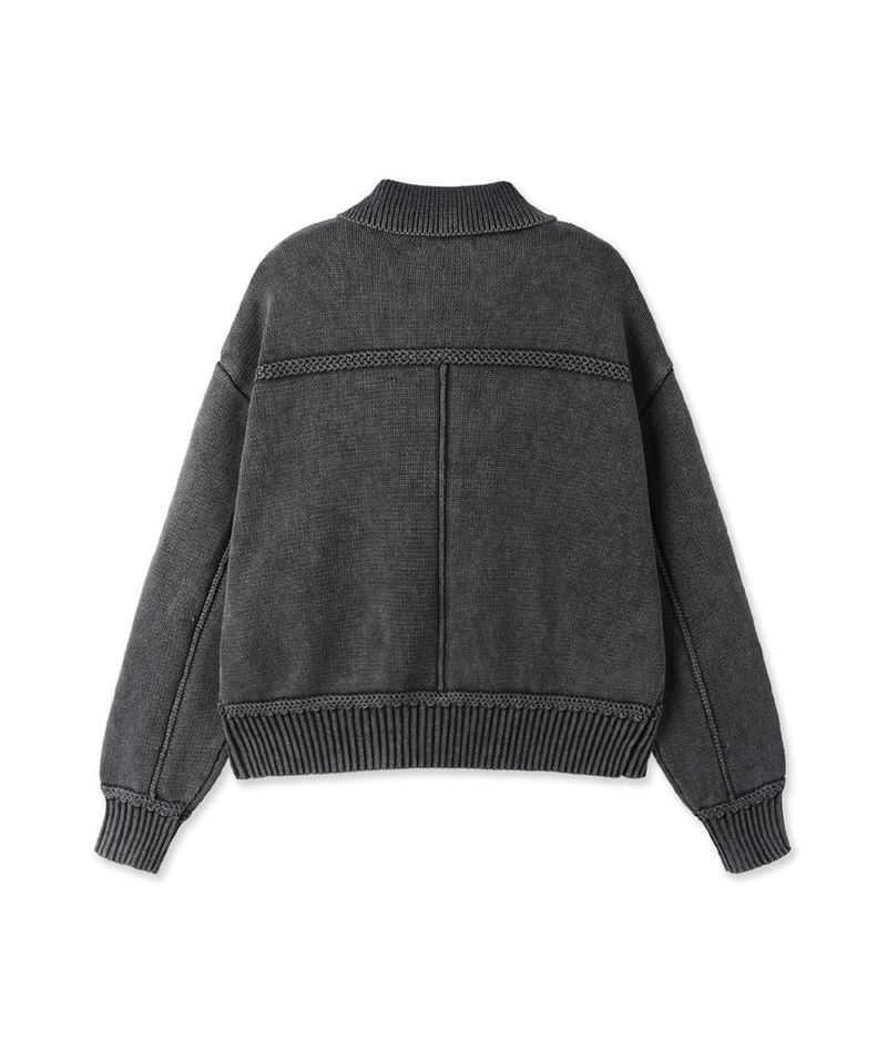 No.1412 trucker washed KNIT CD