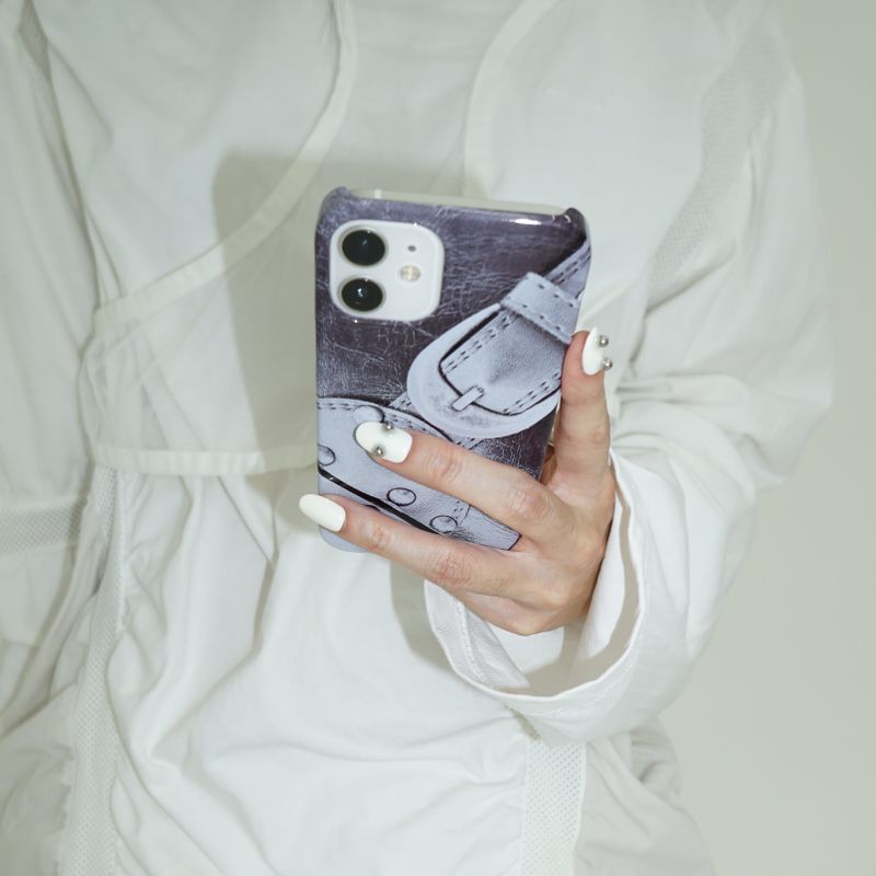 [MADE] stud belt glossy hard phone case (glossy)