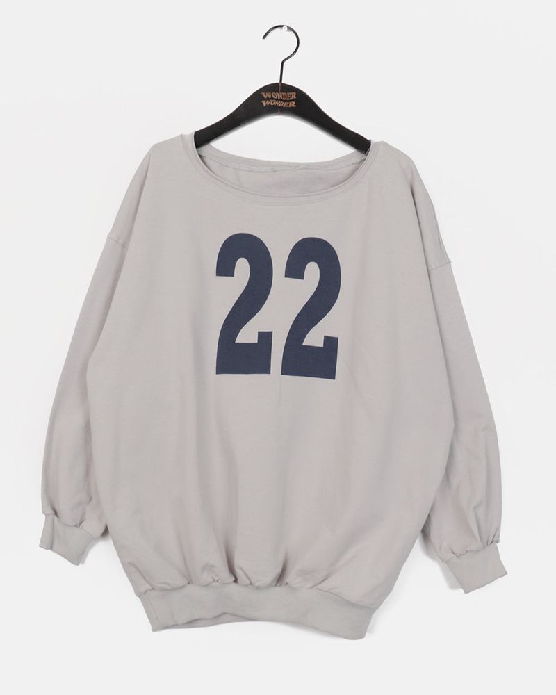 Twotwos one off-shoulder y2k sweatshirt