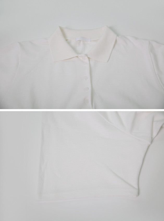 Summer PK Collar Mini Dress (3color)