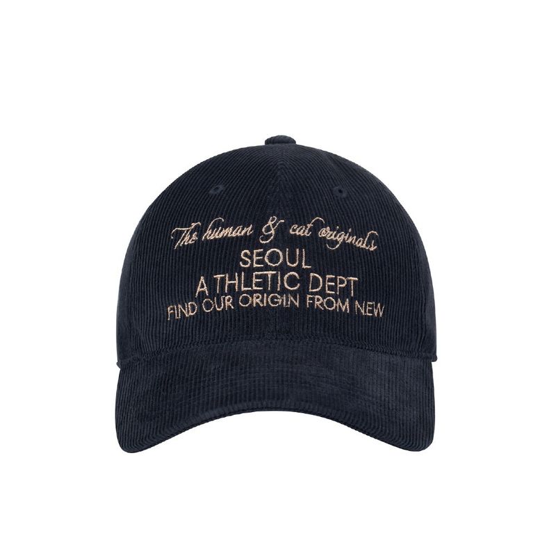 SEOUL CORDUROY BALL CAP / NAVY