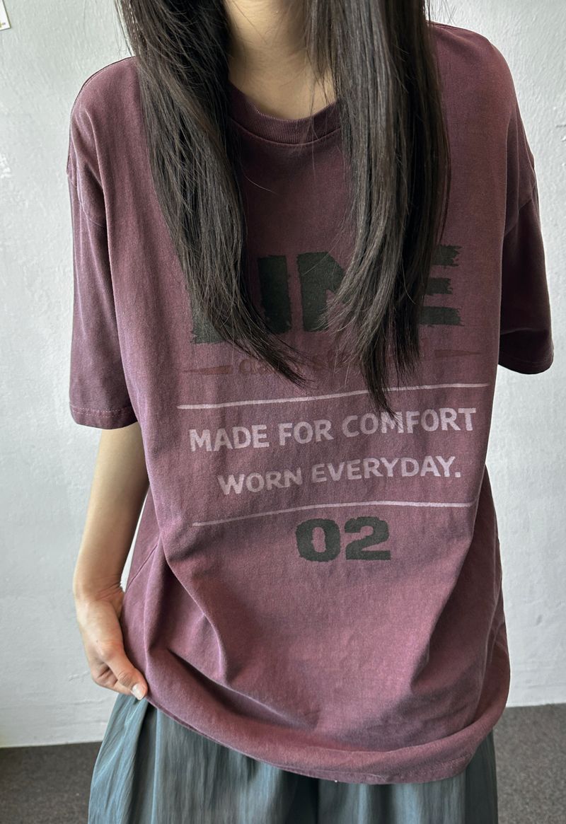 CCORTTI(コルッティ)の「Steady Number Pigment Oversized T-Shirt 3color(Tops)」