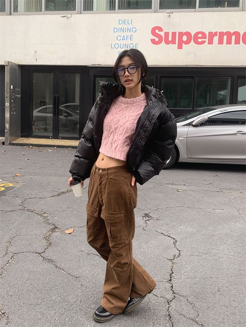 POUND CROPPED PADDING JACKET (6COLOR)